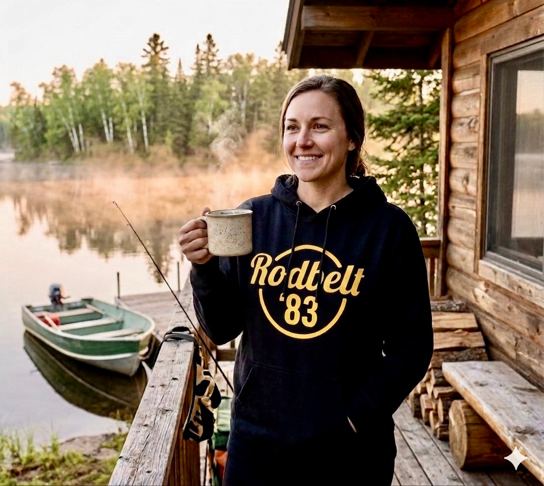 Hoodie — 'Rodbelt 83' Vintage Logo Pullover